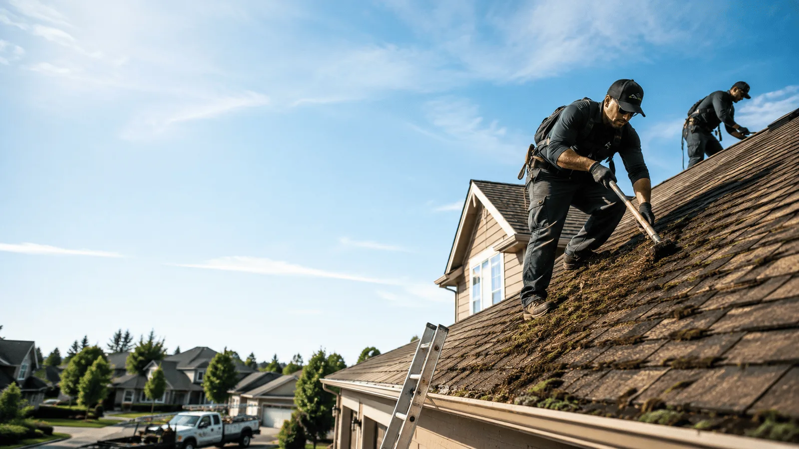 Roof Moss Removal in Flora, IL near me